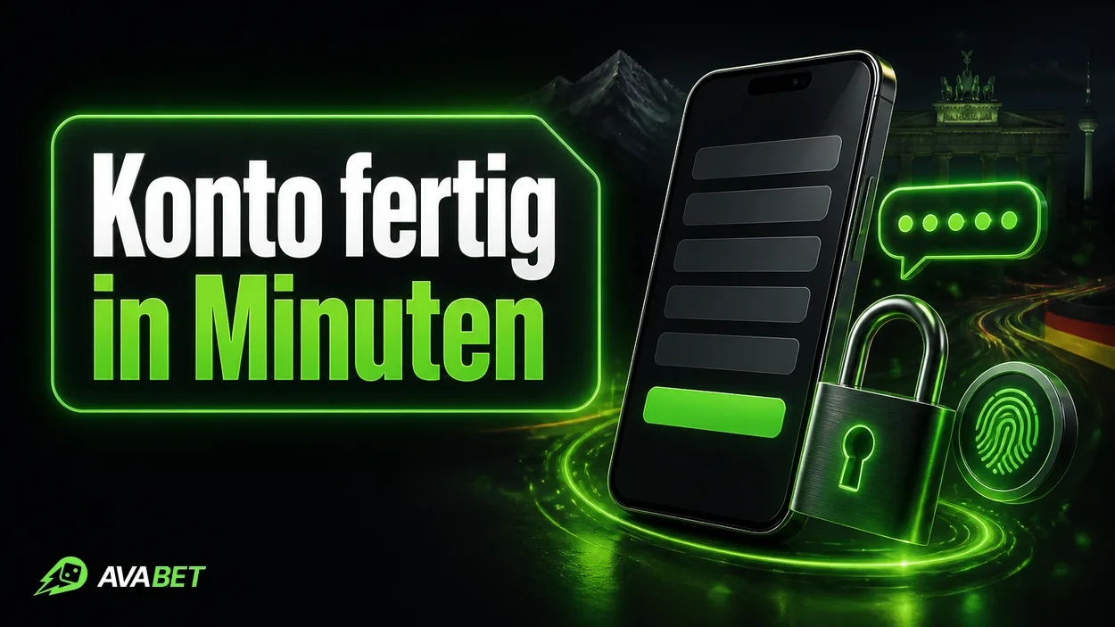 Smartphone mit Anmeldeformular
